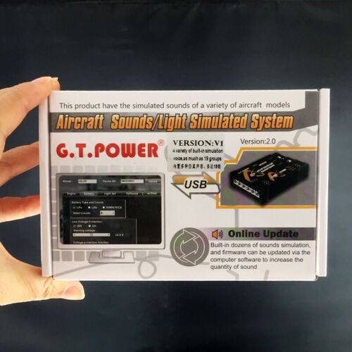 GT Power Aircraft Simulated Sounds Light System V1 For RC Airplane