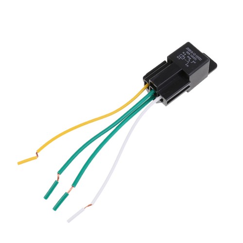 40Amp 4 Pin Normally Closed Relay Prewired Base Socket Automotive Car Bike