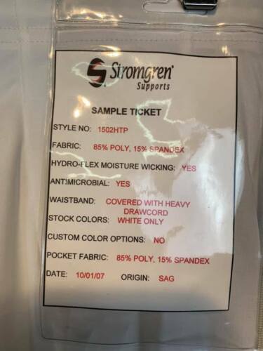 R14 Details about  / NWT Stromgren Sample Adult 3 Pad 5-Pocket Football Girdle Shorts
