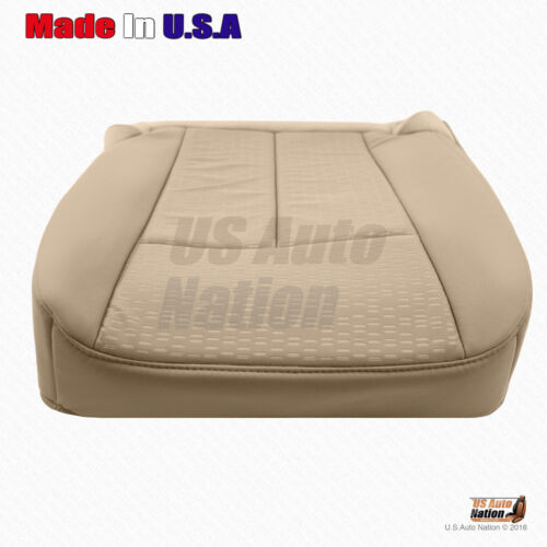 2007-2014 Ford Expedition Front Driver Bottom Replacement Cloth Seat Cover Tan