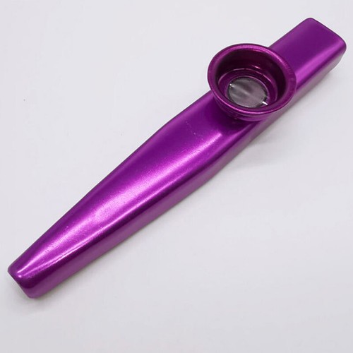 6 Stück Metall Kazoo Membran Instrument Metallkazoo in 6 Farben Geschenk Set