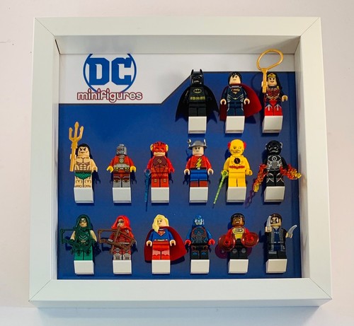 Minifigure Display Case Frame Lego DC Comics AFOL minifigs figures