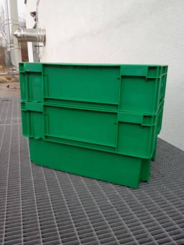 12 Stapelboxen Stapelkisten Obstkisten Lagerkisten Transportboxen 40x30x20cm Box