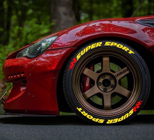 TIRE LETTERS 1.25/" SUPERSPORT 15/"16/"17/"18/" 19/" 20/" 21/" 22/" Freeship