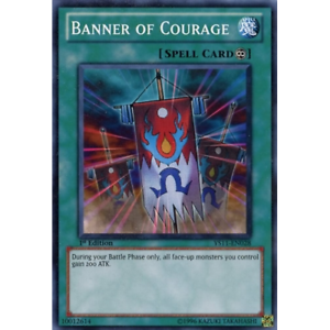 1st Edition YS11-EN028 x3 Banner of Courage Common