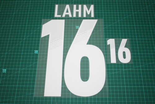 Germany 12/14 #16 LAHM Awaykit Nameset Printing 