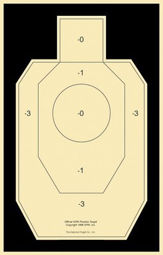6 targets 22.5/" x 34.5/" Official IDPA Practice Targets