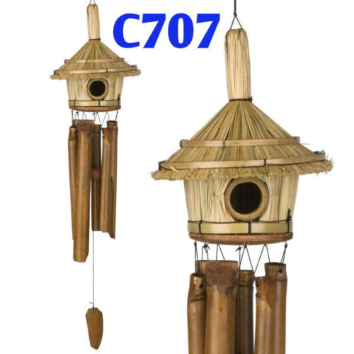 Natural Ring Bamboo Chime C255 Woodstock Chimes Bamboo Chimes