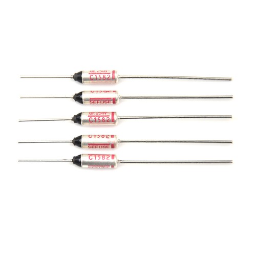 5Pcs SF214E Sefuse Cutoffs Thermal Fuse 216°C 216 Celsius Degree 10A 250V ^D