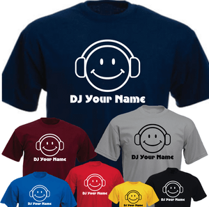 DJ SMILE Your Name custom Funny Retro New Tshirt