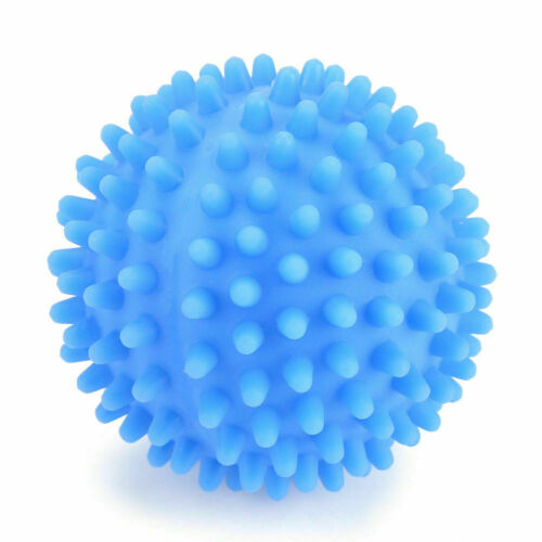 4x Blue PVC Reusable Dryer Balls Laundry Washing Drying Fabric Softener Ball New