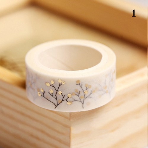 5 Rollen Washi Masking Tape Klebeband Klebebänder DIY Papier Decor Stickers