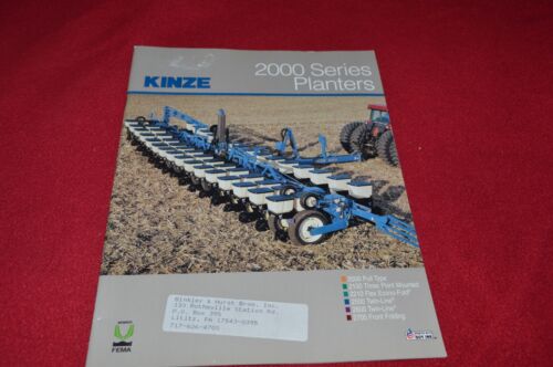 Kinze 2000 Series Planter Dealer/'s Brochure YABE15