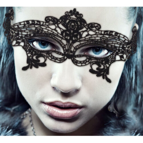 Lost In Lace Alluring Black Lace Mask 