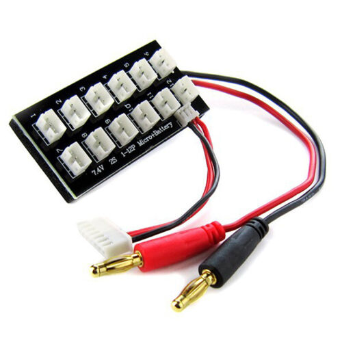 2S Parallel Charge Board 7.4V JST-PH2.0 with 4.0mm Banana Plug for LiPo Battery