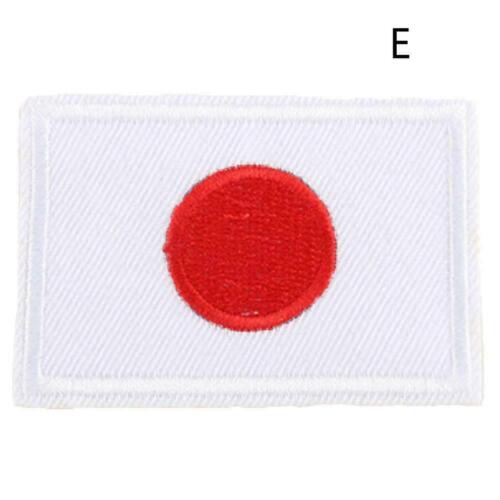 World Country Flag Iron On Patches Size Embroidered Applique Cloth O0X9 