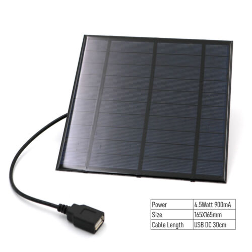 Solar Panel with USB Port 5V 2W 3W 5W 6W  Powerbank Solar Panels Charger Solar 