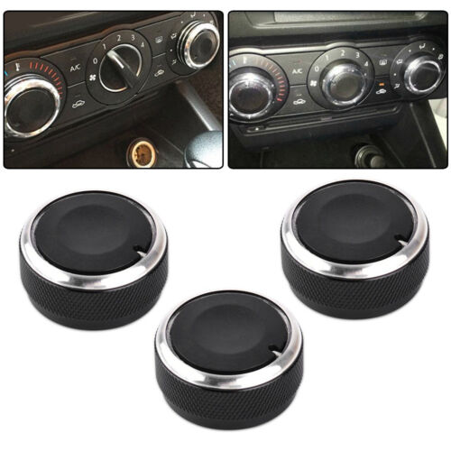 3x A/C Heater Switch Knob Climate Control Button for 02-2014 Toyota Tacoma Vios 