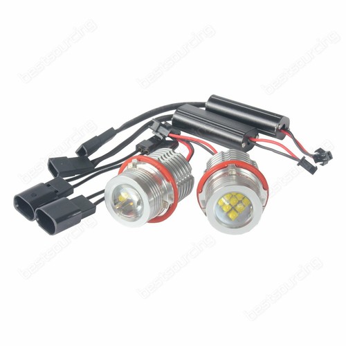 BMW LED 90W Angel Eyes Halo Light Marker E39 E60 E61 E63 E64 E65 E66 E83 X5