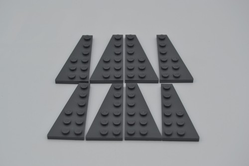 LEGO 4 Paar Flügel neues dunkelgrau 4 pair newdark grey wing plate 54383 54384
