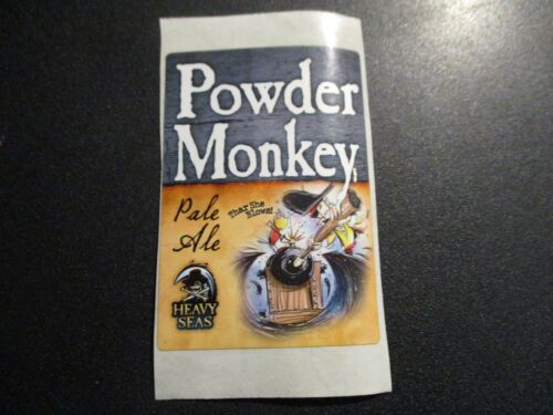 HEAVY SEAS Powder Monkey tap STICKER decal craft beer brewing brewery 