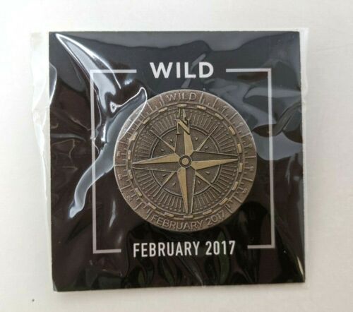 New Loot Crate Gaming February 2017 Wild Metal Compass Coin Pin FP20 