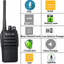 8×Retevis RT21 Walkie Talkie UHF 2W 16Ch CTCSS//DCS VOX US Business Two-Way Radio