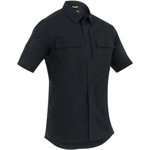First Tactical Mens Specialist Short Sleeve BDU Shirt Police Security Top Black