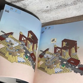 Lot of 2 Disney The Lone Ranger Lego Instruction Manual Books 1 & 2 ONLY #79110