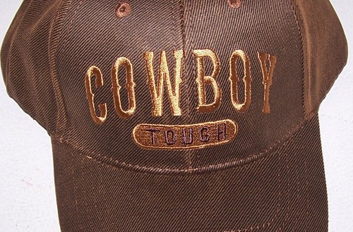Cowboy Tough OILSKIN Casquette Chapeau Marron