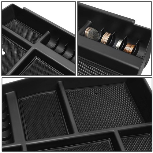 Fit 15-18 Ford F150 Removable Center Console Storage Box Armrest Organizer Tray