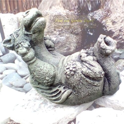 cast stone-cute baby animal-garden statue-fantasy Little Darling Dragon /'Flip/'