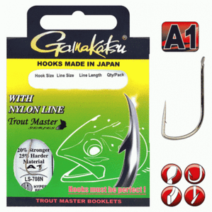 Gamakatsu Trout Master A1 Nylon LS-708N 120cm