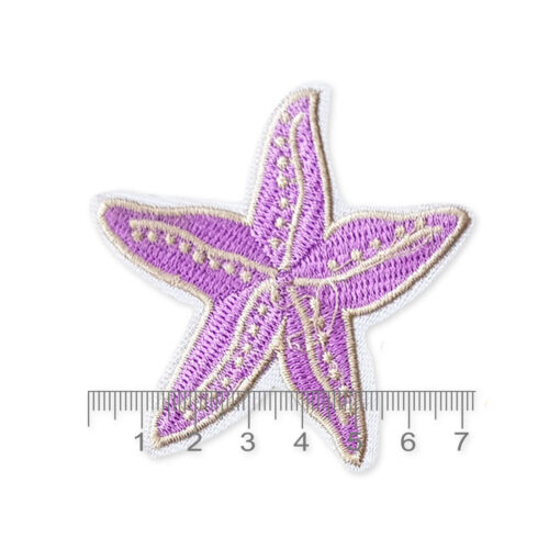 Sea Shells Dragon Fairy Starfish Iron Sew on Embroidered Appliques Patches Motif