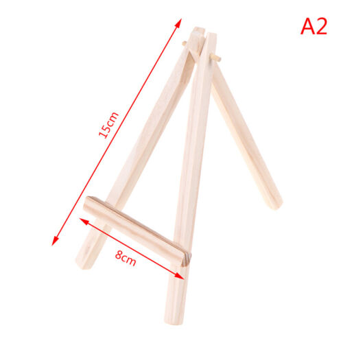 Mini Wooden Tripod Easel Display Painting Stand Card Canvas Holder msS CF