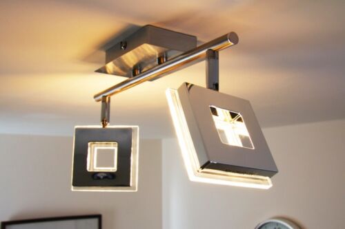 2 spots sur rail LED Lampe à suspension Design Moderne Éclairage de salon 115177