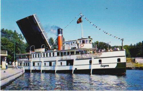 Segwun Steamer Boat Port Carling Ontario Chrome Unused Excellent