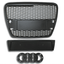 Noir nid d/'abeille Mesh voiture grille compatible avec Audi A6 2005-2008 C6 4 F S6 RS6
