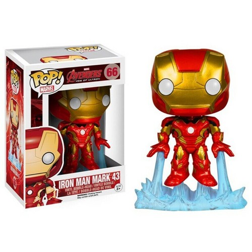 Funko POP Avengers Iron Man Tony Stark Action Figure Collectible Toys Keychain
