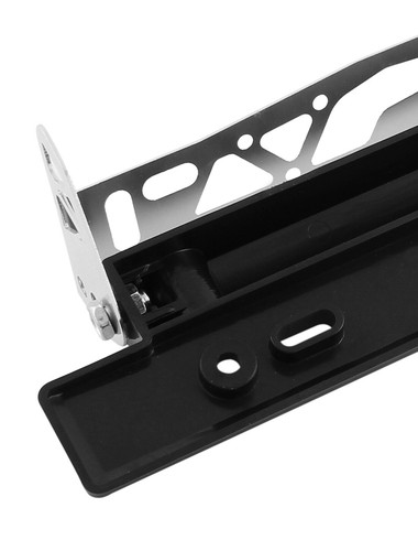 Universal Black Plastic Metal License Plate Frame Bracket Holder for Car Auto