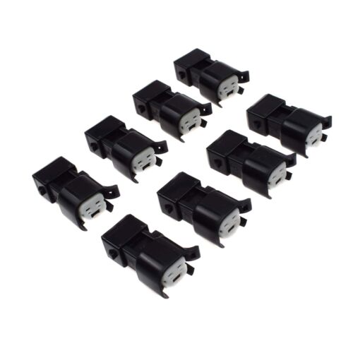 8 Pcs EV6 Female to EV1 Male Fuel Injector Connectors Adapters Plug NEW 