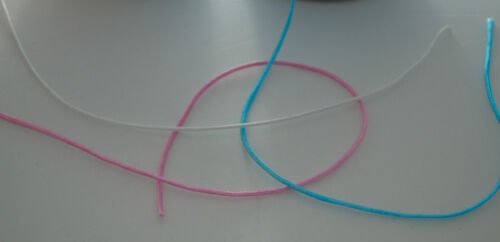 5m ou 10m Fil Nylon 1,5mm Pour bracelet Bijoux.. Shamballa Attache tetine
