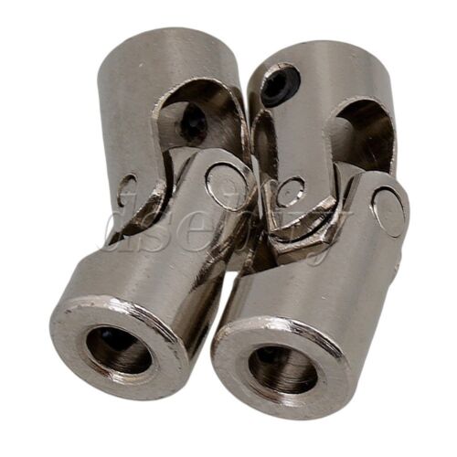 2pcs 4 x 4mm Model Car Shaft Coupling Motor Connector Iron Universal Joint