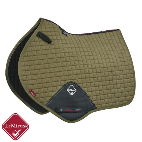 LeMieux Luxury Suede Close Contact Jumping Event Square Saddle Pads