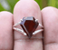 Details about / Natural Hessonite Garnet Silver Ring 925 Sterling Silver Ring For Christmas Sale