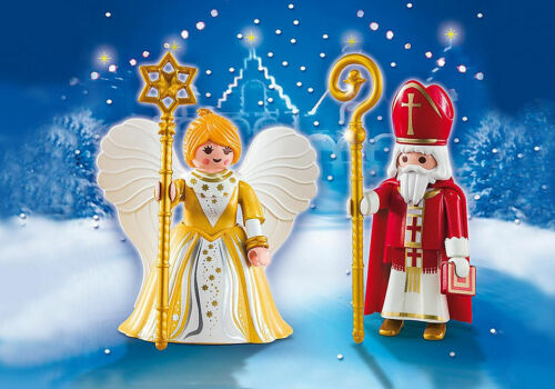 Playmobil 5592 Duo Saint-Nicolas et ange de Noël Christmas neuf