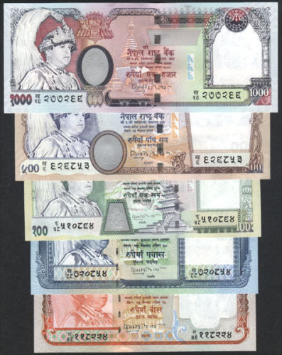 - p38 p41 UNC Rwanda 4 Note Set: 500 to 5000 Francs p40 2014-2015 p39