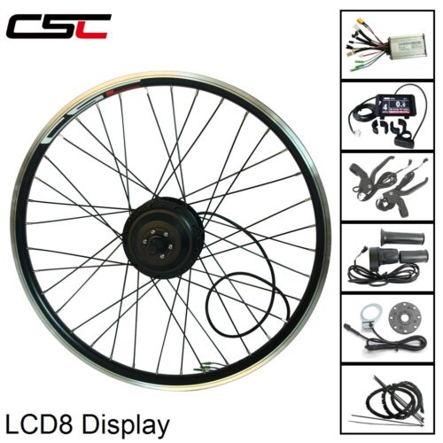 Electric Bike Conversion Kit for 36V 500W front rear motor Wheel LED LCD display