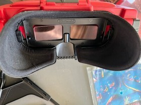 Nintendo Virtual Boy Console In Box With Manuals & Mario’s Tenis Included Mint!!