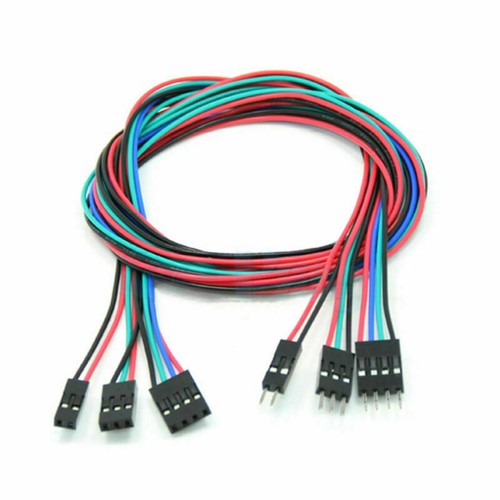 10×70cm Jumper Wire Steckbrücken Steckbrett Kabel 2//3//4Pin M-F Männlich Weiblich